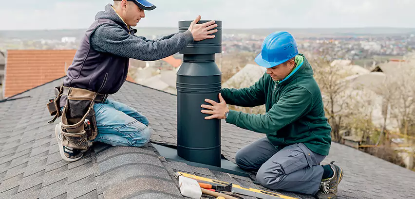 Chimney Flashing Replacement for Storm Damage in Mundelein