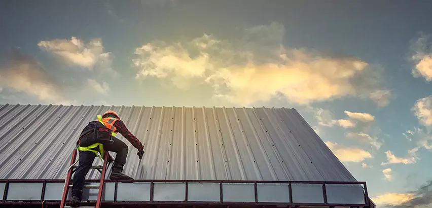Commercial Built-Up Roof Installation in Mundelein