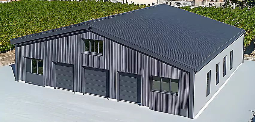 Corrugated Garage Roof Repair in Mundelein