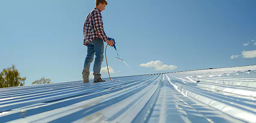 EPDM Roofing Installation Drip Edge in Mundelein