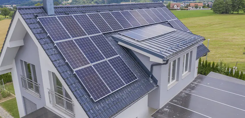 Residential Solar Roof Installation in Mundelein