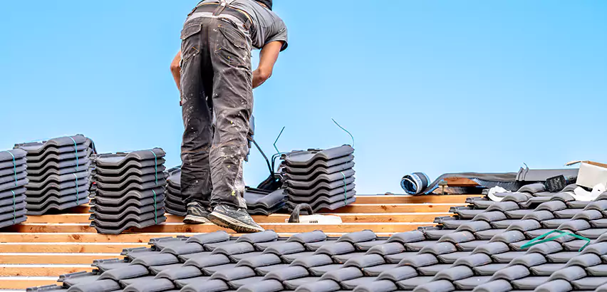 Replacing Tile Roof Underlayment in Mundelein