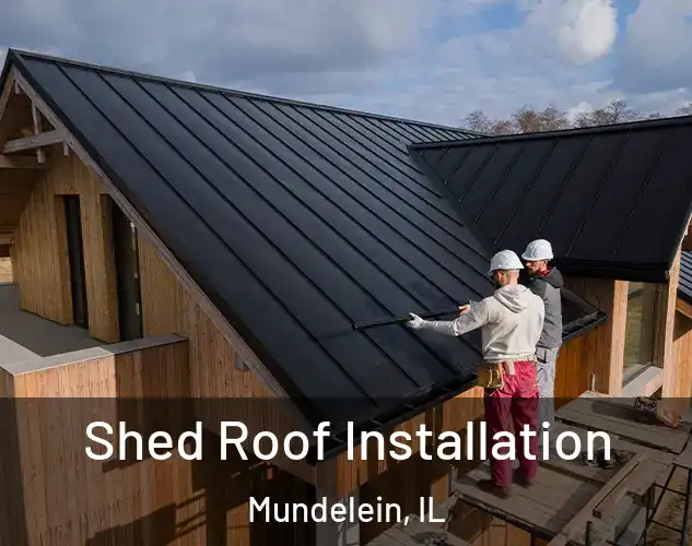  Shed Roof Installation Mundelein, IL