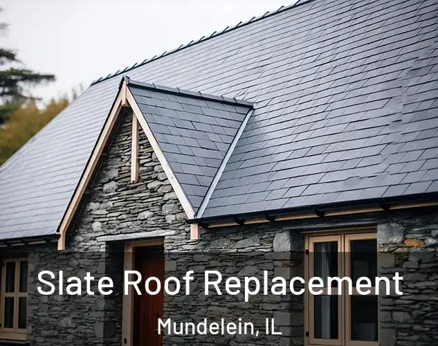  Slate Roof Replacement Mundelein, IL